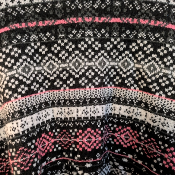 Torrid Black and Pink Patterned Cardigan - Picture 9 of 12